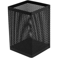 Square Metal Pen Holder Black - Gulshan Enterprise