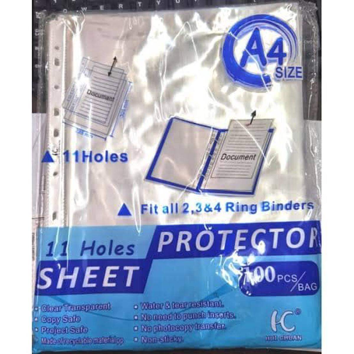 Document Sheet Protector A4 Size – 100 Pcs - Gulshan Enterprise